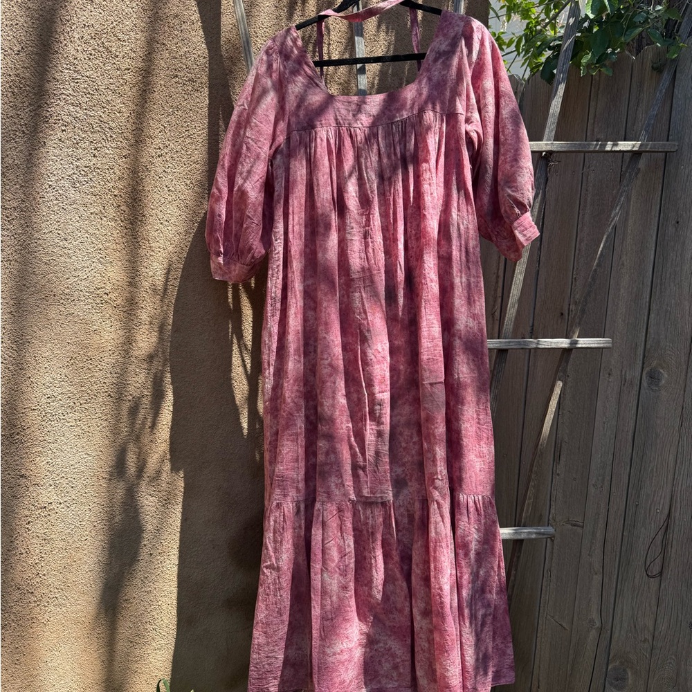 SOLD // Bianca Dress in Speckled Rose